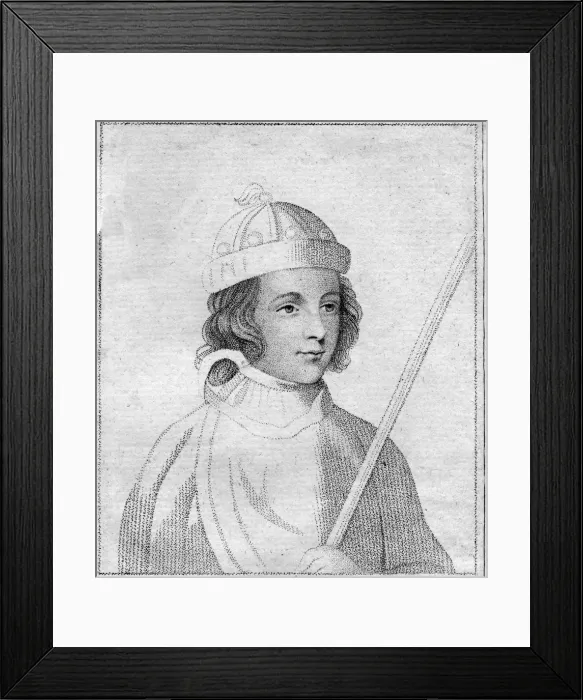 Framed Print : Edward of Westminster, Prince of Wales, son of King Henry VI of England. Artist:s Harding Framed Print : Edward of Westminster, Prince of Wales, son of King Henry VI of England. Artist:s Harding