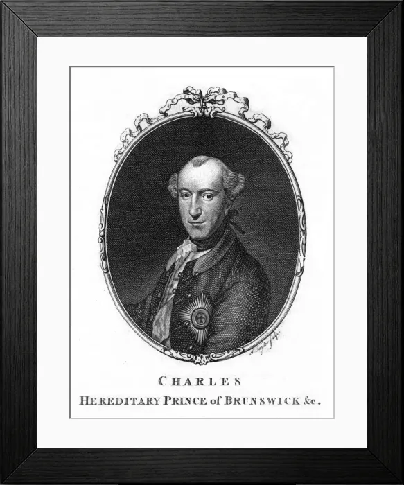 Framed Print : Charles, Duke of Brunswick, Luneburg and Wolfenbuttel. Artist: Taylor Framed Print : Charles, Duke of Brunswick, Luneburg and Wolfenbuttel. Artist: Taylor