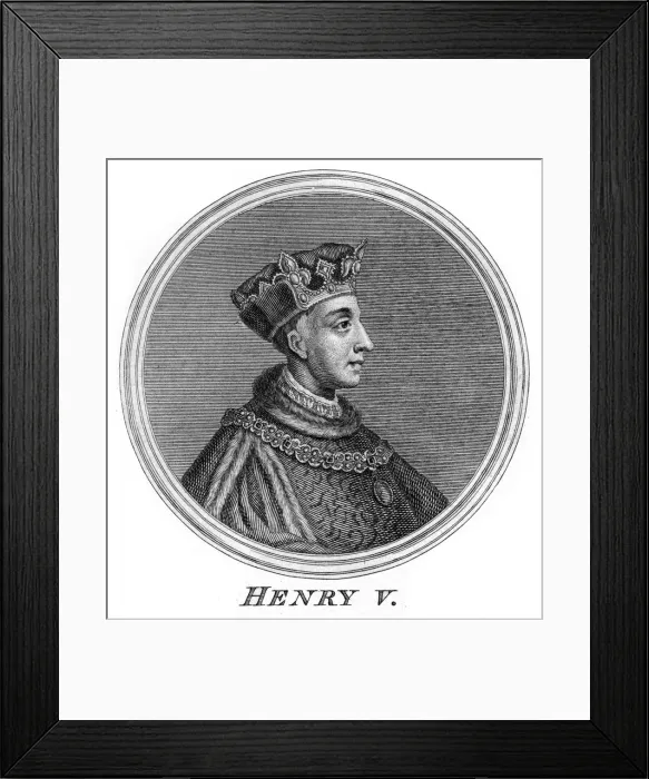 Framed Print : Henry V, King of England Framed Print : Henry V, King of England