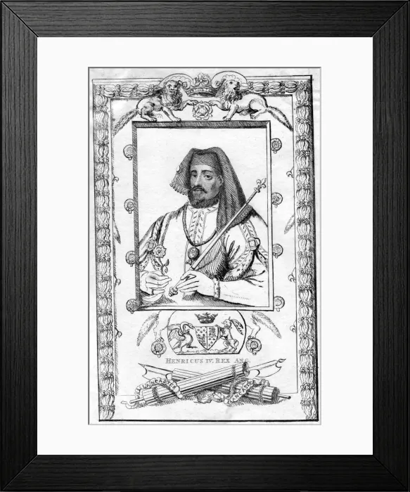 Framed Print : Henry IV, King of England. Artist: King Henry IV Framed Print : Henry IV, King of England. Artist: King Henry IV