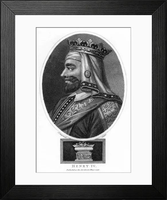 Framed Print : Henry IV, King of England, (1799). Artist: King Henry IV Framed Print : Henry IV, King of England, (1799). Artist: King Henry IV