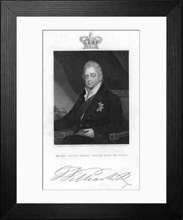 Framed Print : William IV of the United Kingdom, 19th century. Artist: J Cochran Framed Print : William IV of the United Kingdom, 19th century. Artist: J Cochran