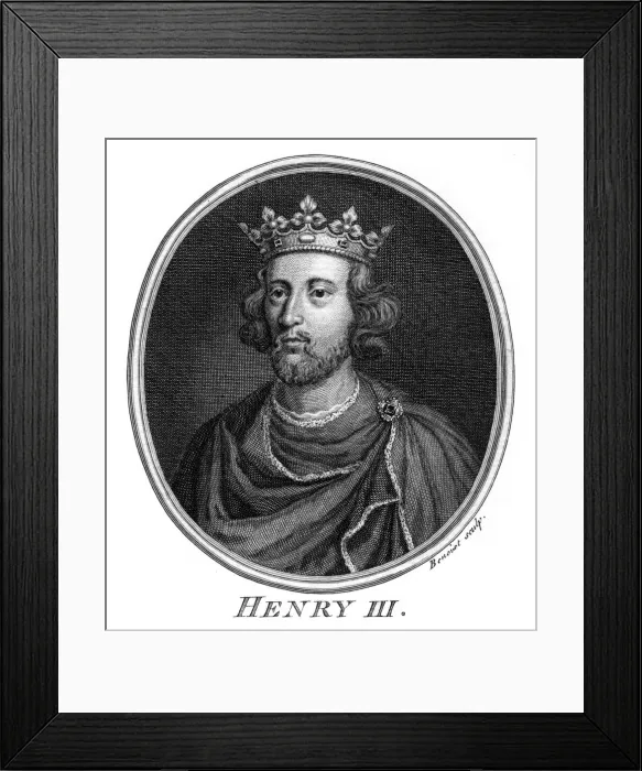 Framed Print : Henry III, King of England. Artist: Benoist Framed Print : Henry III, King of England. Artist: Benoist