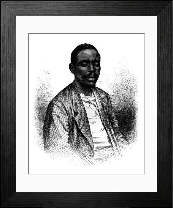 Framed Print : Gabonais, 19th Century. Artist: E Ronjat Framed Print : Gabonais, 19th Century. Artist: E Ronjat
