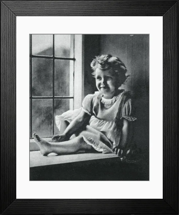 Framed Print : Princess Margaret at St Pauls Waldenbury, Hampshire, 1932 Framed Print : Princess Margaret at St Pauls Waldenbury, Hampshire, 1932