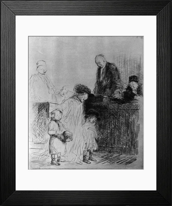 Framed Print : The Exit of the Audience, 1925. Artist: Jean Louis Forain