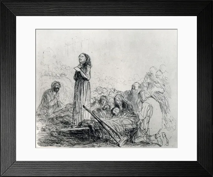 Framed Print : The Miracle, 1925. Artist: Jean Louis Forain Framed Print : The Miracle, 1925. Artist: Jean Louis Forain