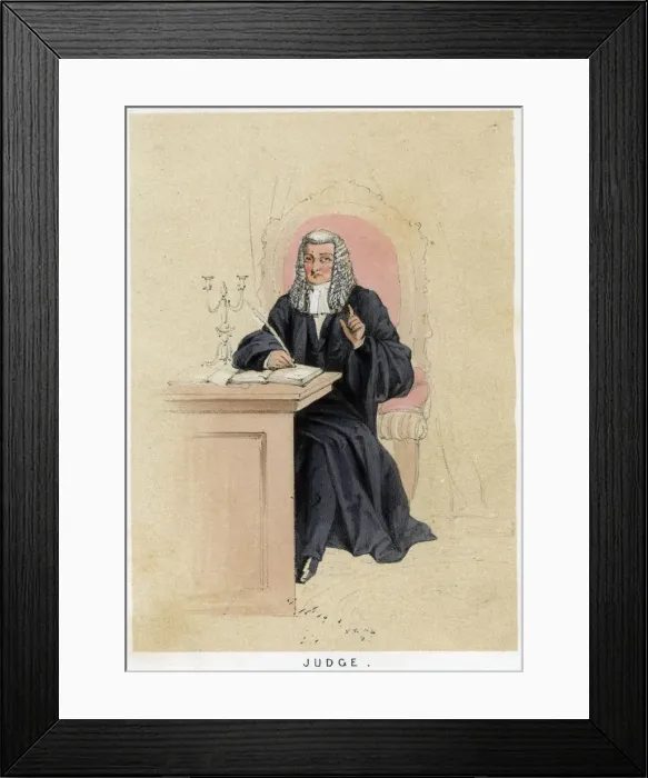 Framed Print : Judge, 1855 Framed Print : Judge, 1855