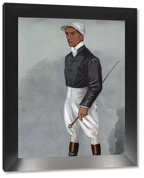 Fred Rickaby, English jockey 1901. Artist: Spy