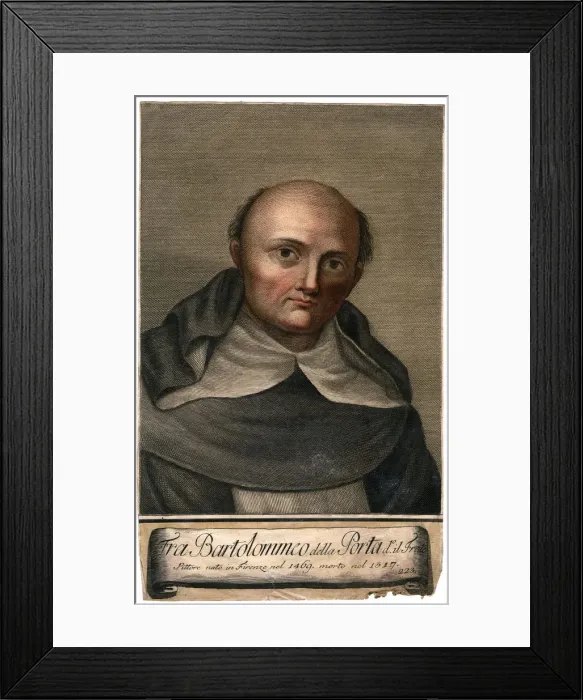 Framed Print : Fra Bartolomeo della Porta, Florentine Renaissance artist Framed Print : Fra Bartolomeo della Porta, Florentine Renaissance artist