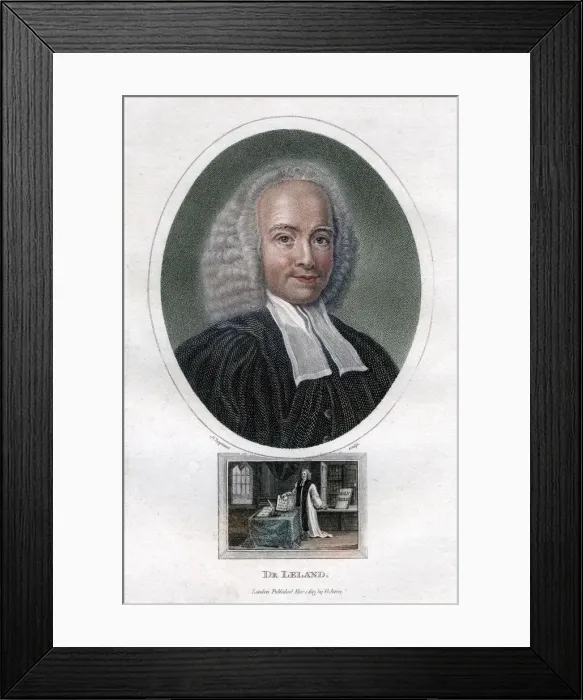 Framed Print : John Leland, 18th-century English Presbyterian minister and author of theological works, (1813). Artist: J Chapman Framed Print : John Leland, 18th-century English Presbyterian minister and author of theological works, (1813). Artist: J Chapman