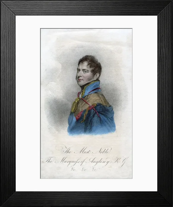 Framed Print : Henry William Paget, 1st Marquess of Anglesey, British soldier. Artist: Thomson Framed Print : Henry William Paget, 1st Marquess of Anglesey, British soldier. Artist: Thomson