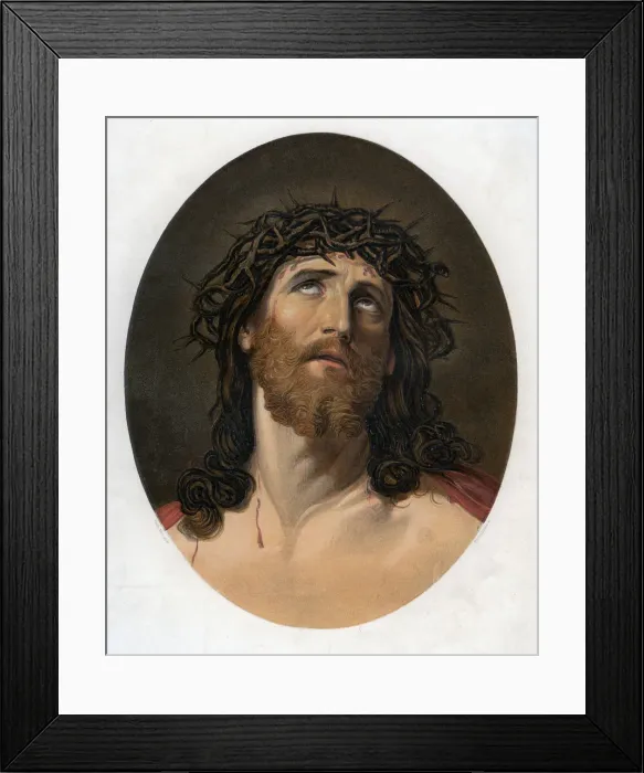 Framed Print : Christ Crowned with Thorns, 19th century. Artist: William Dickes Framed Print : Christ Crowned with Thorns, 19th century. Artist: William Dickes