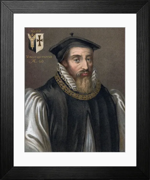 Framed Print : John Whitgift, Archbishop of Canterbury Framed Print : John Whitgift, Archbishop of Canterbury