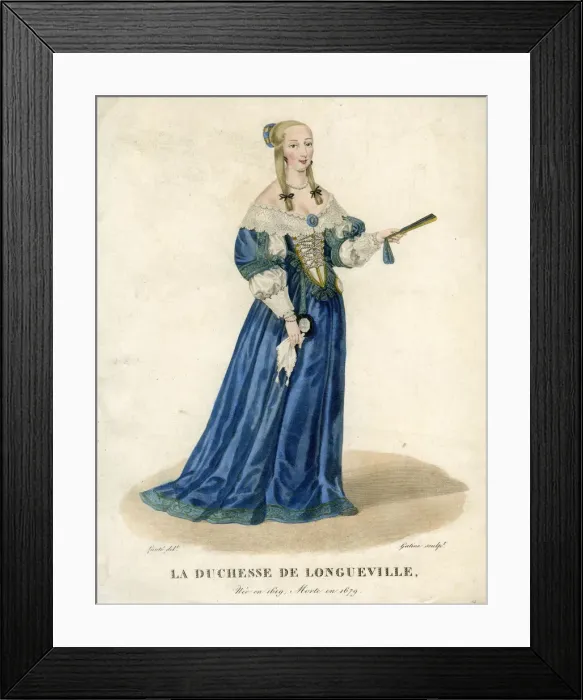 Framed Print : Anne Genevieve of Bourbon-Conde, Duchess of Longueville. Artist: Gatine Framed Print : Anne Genevieve of Bourbon-Conde, Duchess of Longueville. Artist: Gatine