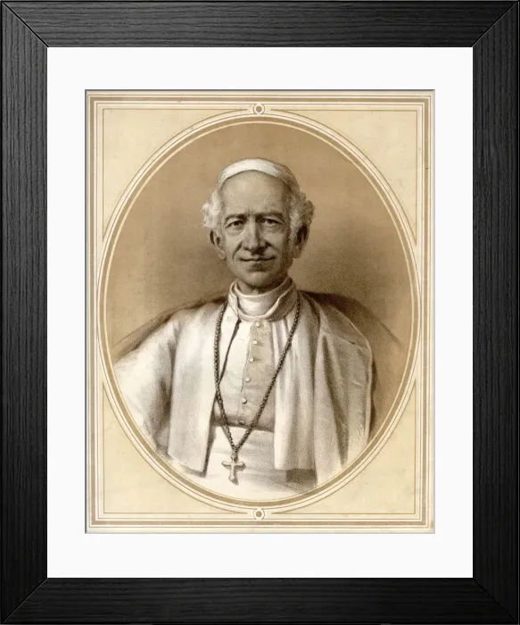 Framed Print : Pope Leo XIII, late 19th century Framed Print : Pope Leo XIII, late 19th century