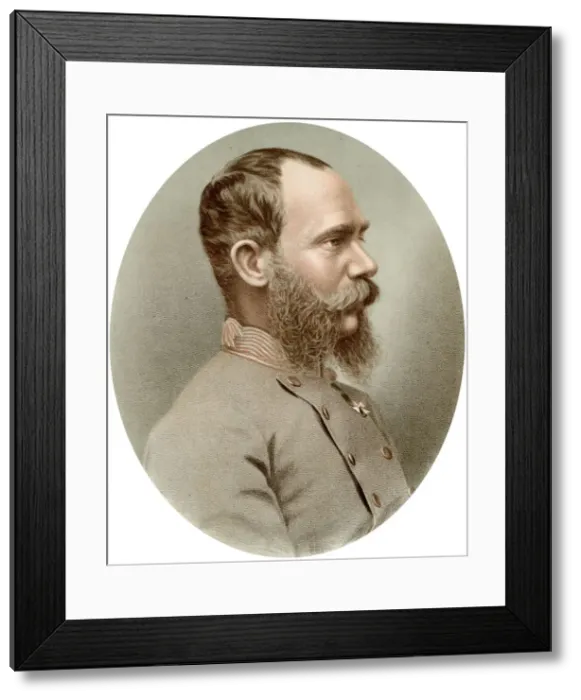Framed Print : Franz Josef I, Emperor of Austria, 19th century. Artist: Cassell, Petter & Galpin Framed Print : Franz Josef I, Emperor of Austria, 19th century. Artist: Cassell, Petter & Galpin