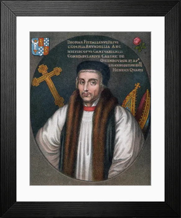 Framed Print : Thomas Arundel, Archbishop of Canterbury and Lord Chancellor Framed Print : Thomas Arundel, Archbishop of Canterbury and Lord Chancellor