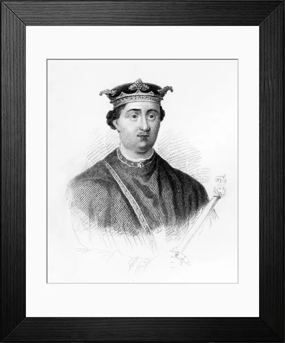 Framed Print : Henry II, King of England, (c1850) Framed Print : Henry II, King of England, (c1850)