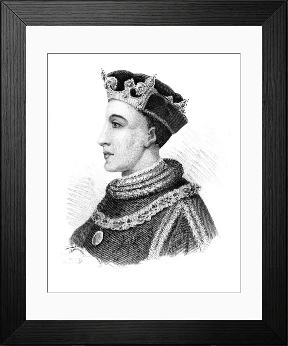 Framed Print : Henry V, King of England, (c1850) Framed Print : Henry V, King of England, (c1850)
