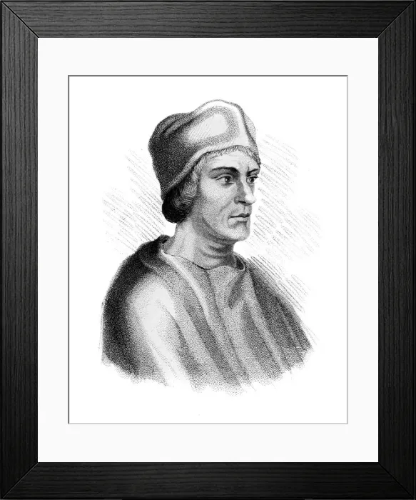 Framed Print : John Colet, English clergyman and educational pioneer, (c1850) Framed Print : John Colet, English clergyman and educational pioneer, (c1850)