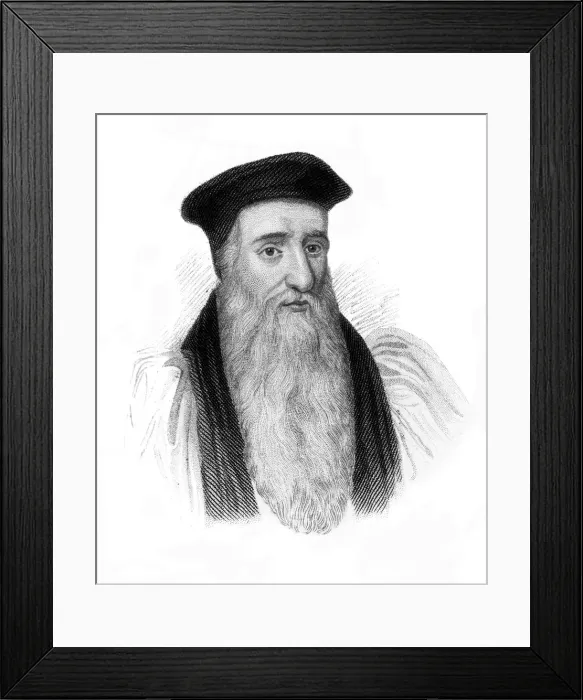 Framed Print : Thomas Cranmer, Archbishop of Canterbury, (c1850) Framed Print : Thomas Cranmer, Archbishop of Canterbury, (c1850)