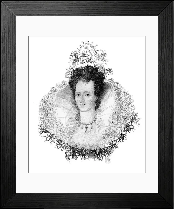 Framed Print : Elizabeth I, Queen of England, (c1850) Framed Print : Elizabeth I, Queen of England, (c1850)