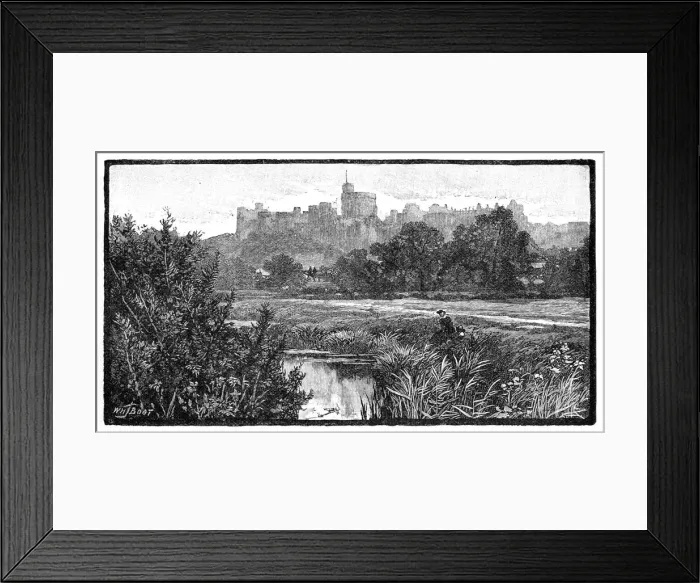 Framed Print : Windsor Castle, 1900. Artist: William Henry James Boot Framed Print : Windsor Castle, 1900. Artist: William Henry James Boot