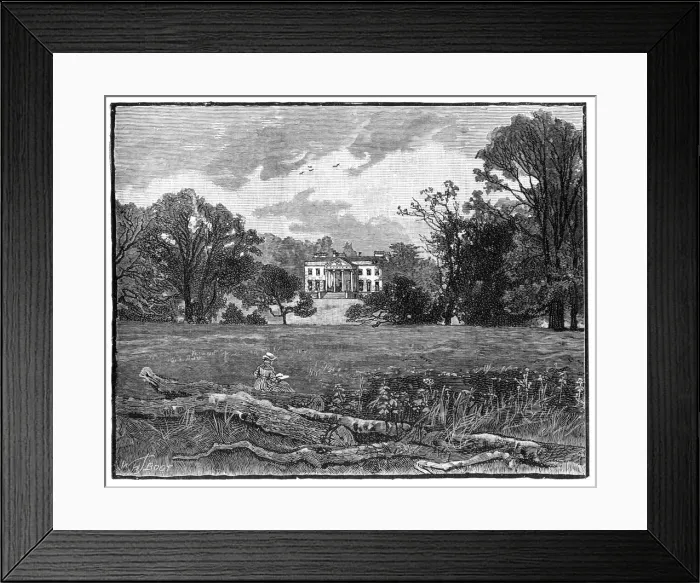 Framed Print : Claremont House, Esher, Surrey, 1900. Artist: William Henry James Boot Framed Print : Claremont House, Esher, Surrey, 1900. Artist: William Henry James Boot