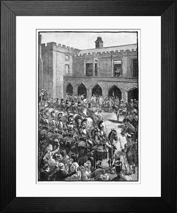 Framed Print : Proclamation of the Queen, 19th century Framed Print : Proclamation of the Queen, 19th century
