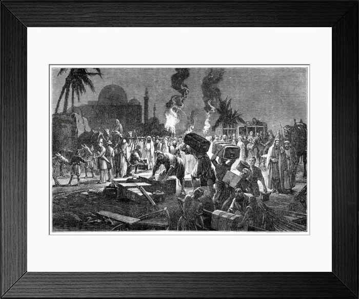 Framed Print : The overland route, Boulak, Egypt, 1900 Framed Print : The overland route, Boulak, Egypt, 1900