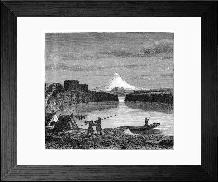 Framed Print : View in Oregon, 1900 Framed Print : View in Oregon, 1900