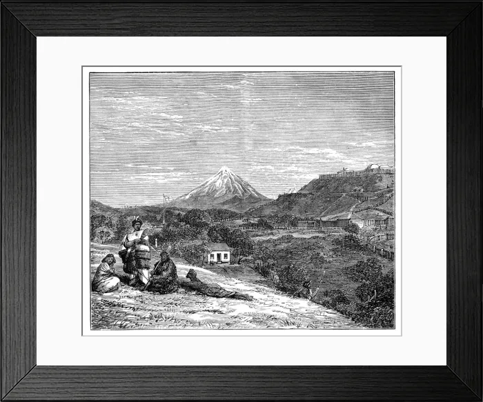 Framed Print : View in New Zealand, 1900 Framed Print : View in New Zealand, 1900