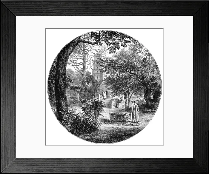 Framed Print : View in Canton, 1900 Framed Print : View in Canton, 1900