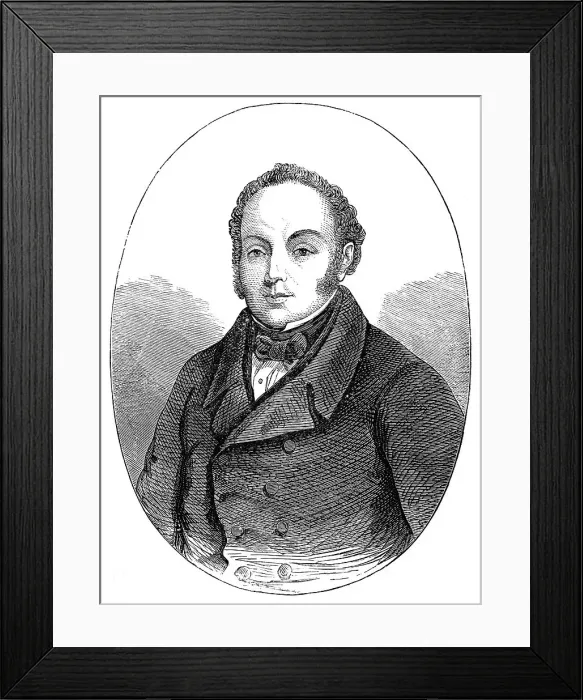 Framed Print : Feargus Edward O Connor, (1794-1855), 19th century Framed Print : Feargus Edward O Connor, (1794-1855), 19th century