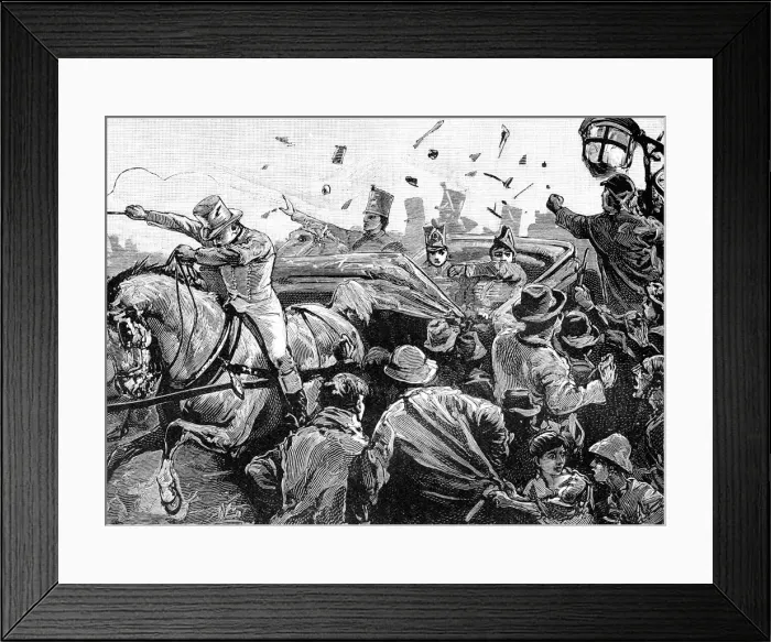 Framed Print : Riots in Montreal, Canada, 1849, (1900) Framed Print : Riots in Montreal, Canada, 1849, (1900)