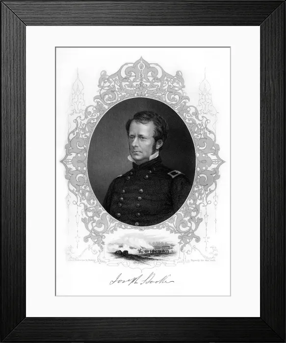 Framed Print : General Joseph Hooker, major-general in the Union Army, 1862-1867. Artist: Brady Framed Print : General Joseph Hooker, major-general in the Union Army, 1862-1867. Artist: Brady