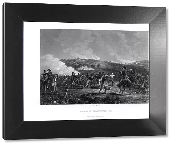 Battle of Gettysburg, Pennsylvania, 1st July to 3rd July 1863 (1862-1867). Artist: John R Chapin