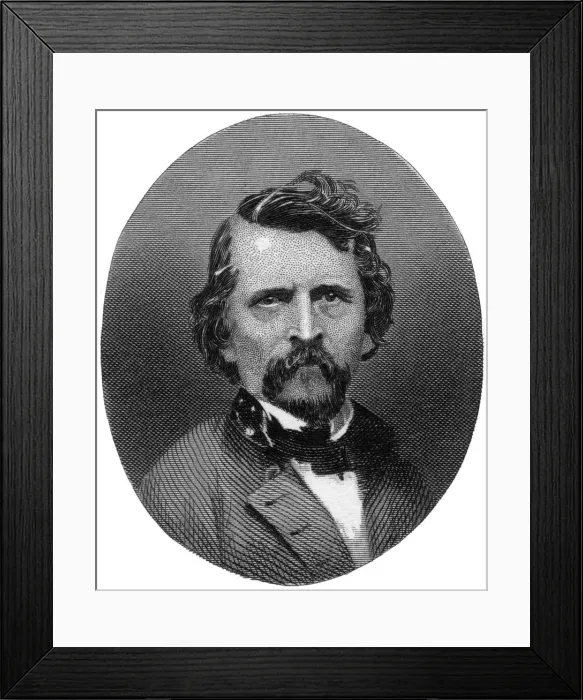 Framed Print : Earl van Dorn, Confederate major-general, 1862-1867. Artist: J Rogers Framed Print : Earl van Dorn, Confederate major-general, 1862-1867. Artist: J Rogers