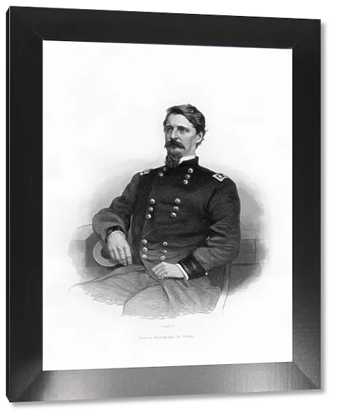 Winfield Scott Hancock, Union general, 1862-1867. Artist: J Rogers