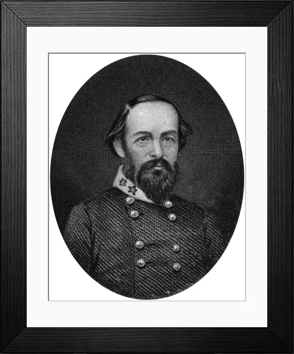 Framed Print : Edmund Kirby Smith, Confederate general, 1862-1867. Artist: J Rogers Framed Print : Edmund Kirby Smith, Confederate general, 1862-1867. Artist: J Rogers