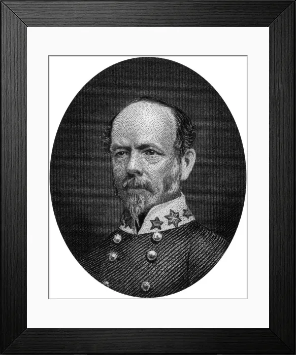 Framed Print : Joseph Eggleston Johnston, Confederate general, 1862-1867. Artist: J Rogers Framed Print : Joseph Eggleston Johnston, Confederate general, 1862-1867. Artist: J Rogers