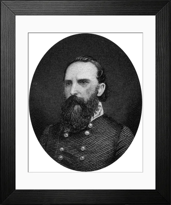 Framed Print : James Longstreet, Confederate general, 1862-1867. Artist: J Rogers Framed Print : James Longstreet, Confederate general, 1862-1867. Artist: J Rogers