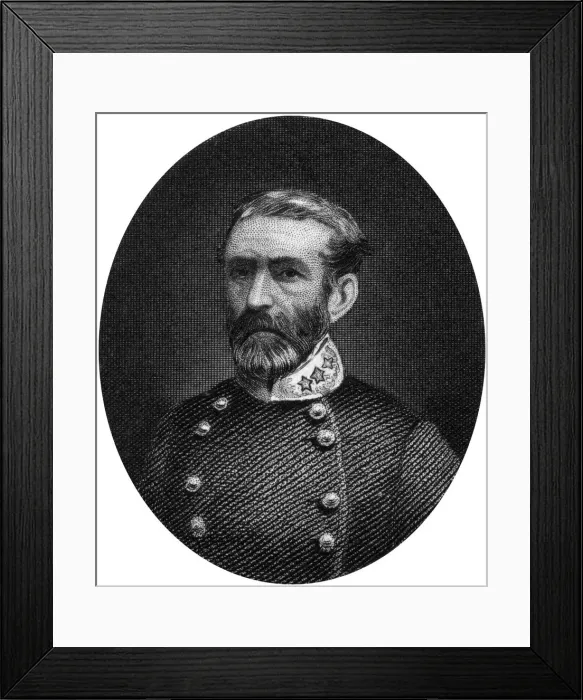 Framed Print : Braxton Bragg, Confederate general, 1862-1867. Artist: J Rogers Framed Print : Braxton Bragg, Confederate general, 1862-1867. Artist: J Rogers