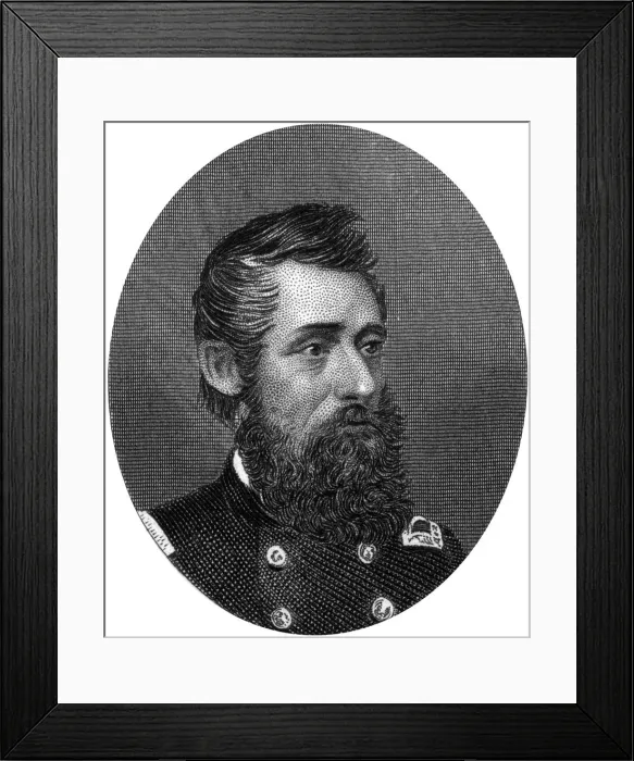 Framed Print : General Benjamin Henry Grierson, Union cavalry general, 1862-1867. Artist: J Rogers Framed Print : General Benjamin Henry Grierson, Union cavalry general, 1862-1867. Artist: J Rogers