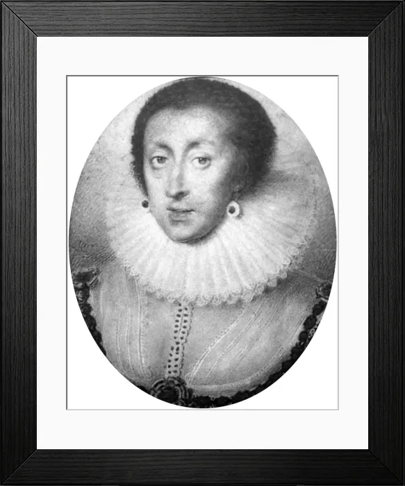 Framed Print : Elizabeth, Electress Palatine and Queen of Bohemia, (1596-1662) Framed Print : Elizabeth, Electress Palatine and Queen of Bohemia, (1596-1662)