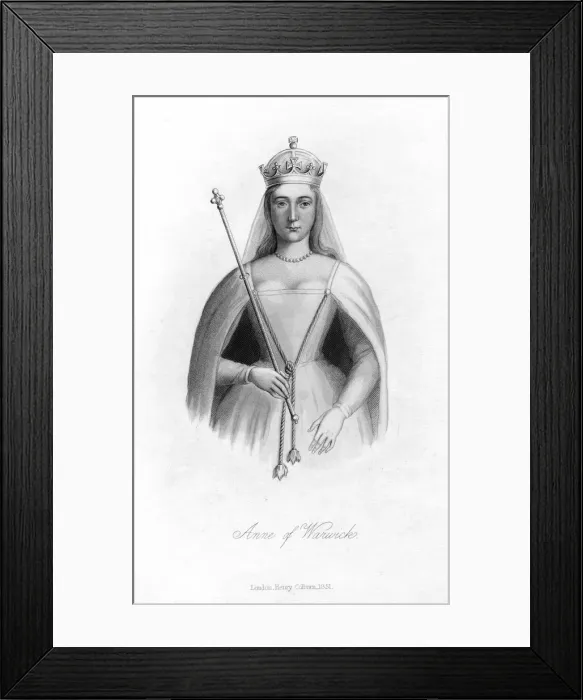 Framed Print : Anne Neville, Countess of Warwick, (1851) Framed Print : Anne Neville, Countess of Warwick, (1851)
