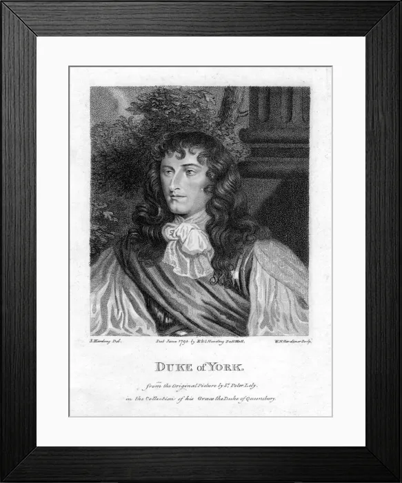 Framed Print : Duke of York, (1793). Artist: W N Gardiner Framed Print : Duke of York, (1793). Artist: W N Gardiner