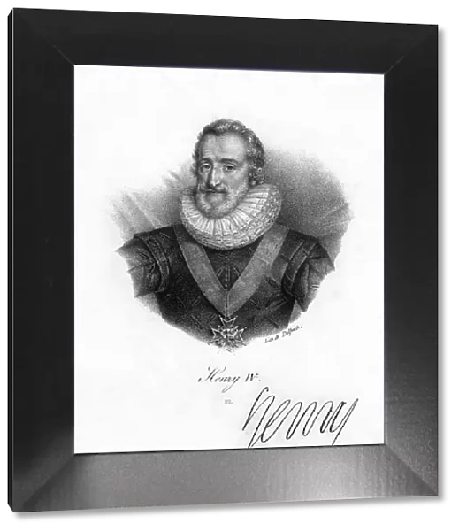 Henry IV of France, (1553-1610). Artist: Delpech