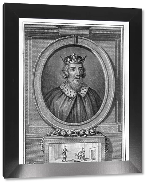 Alfred the Great, (18th century). Artist: J Collyer